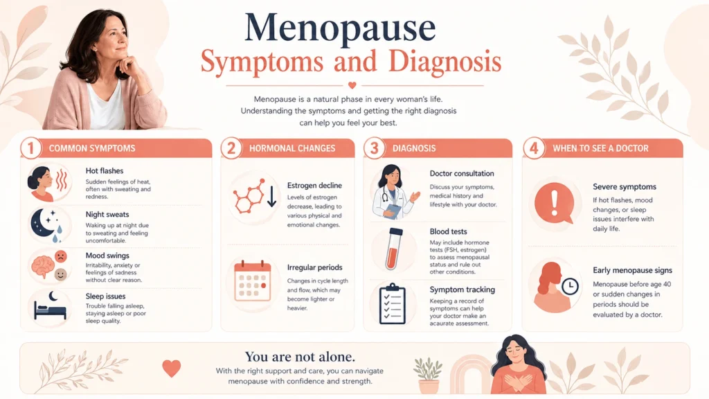 menopause symptoms and diagnosis
